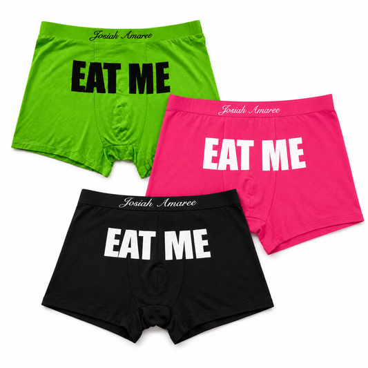 EAT ME BOXERS 3-PACK BUNDLE