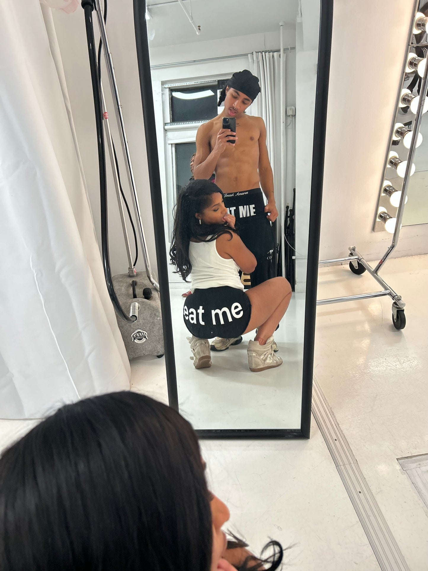 JOSIAH AMAREE EAT ME BIKER SHORTS
